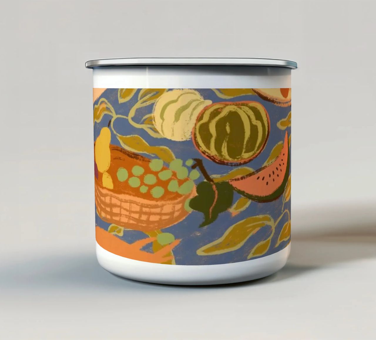 Summer Picnic tazza in smalto da Arty Guava