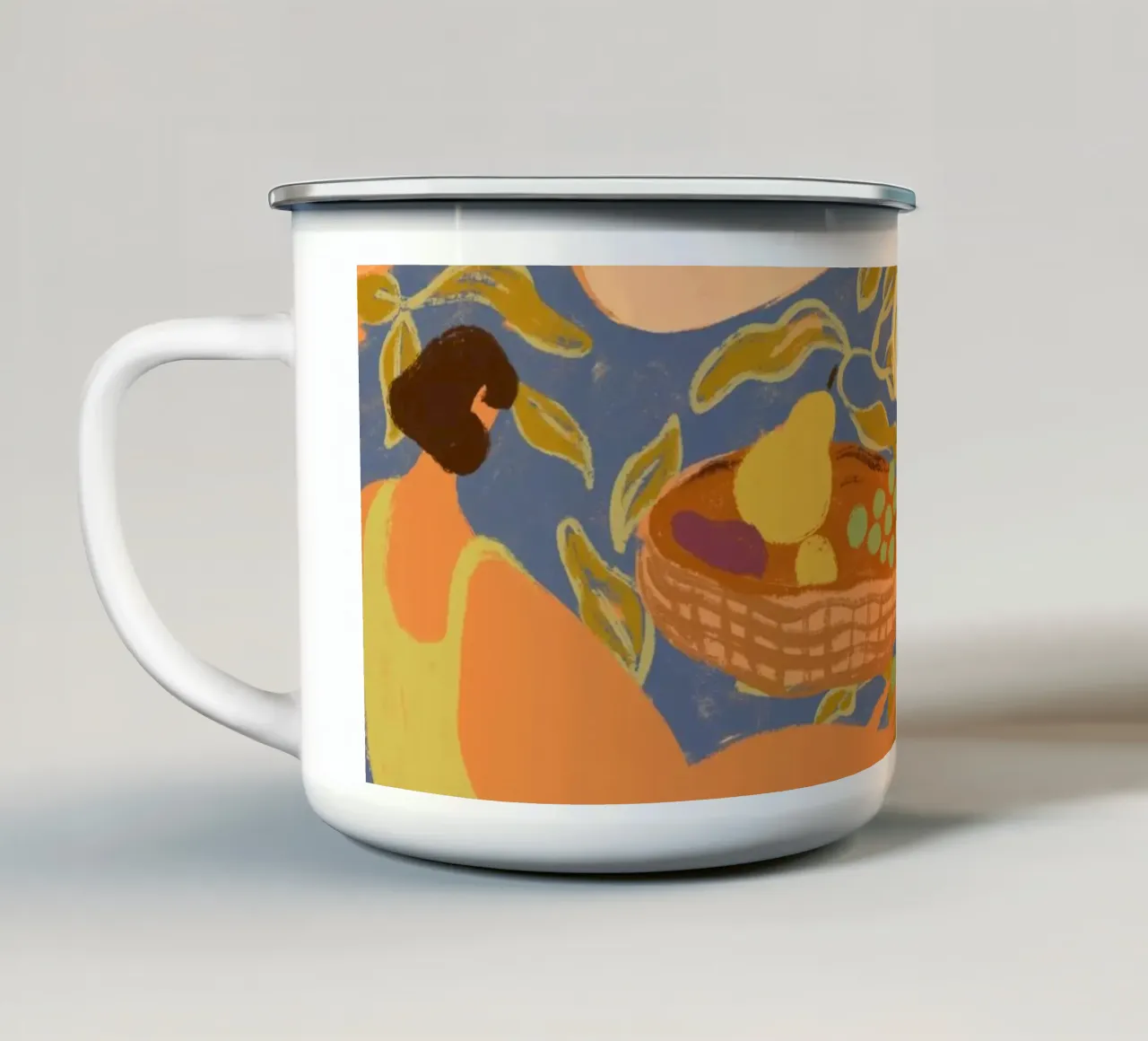 Summer Picnic tazza in smalto da Arty Guava