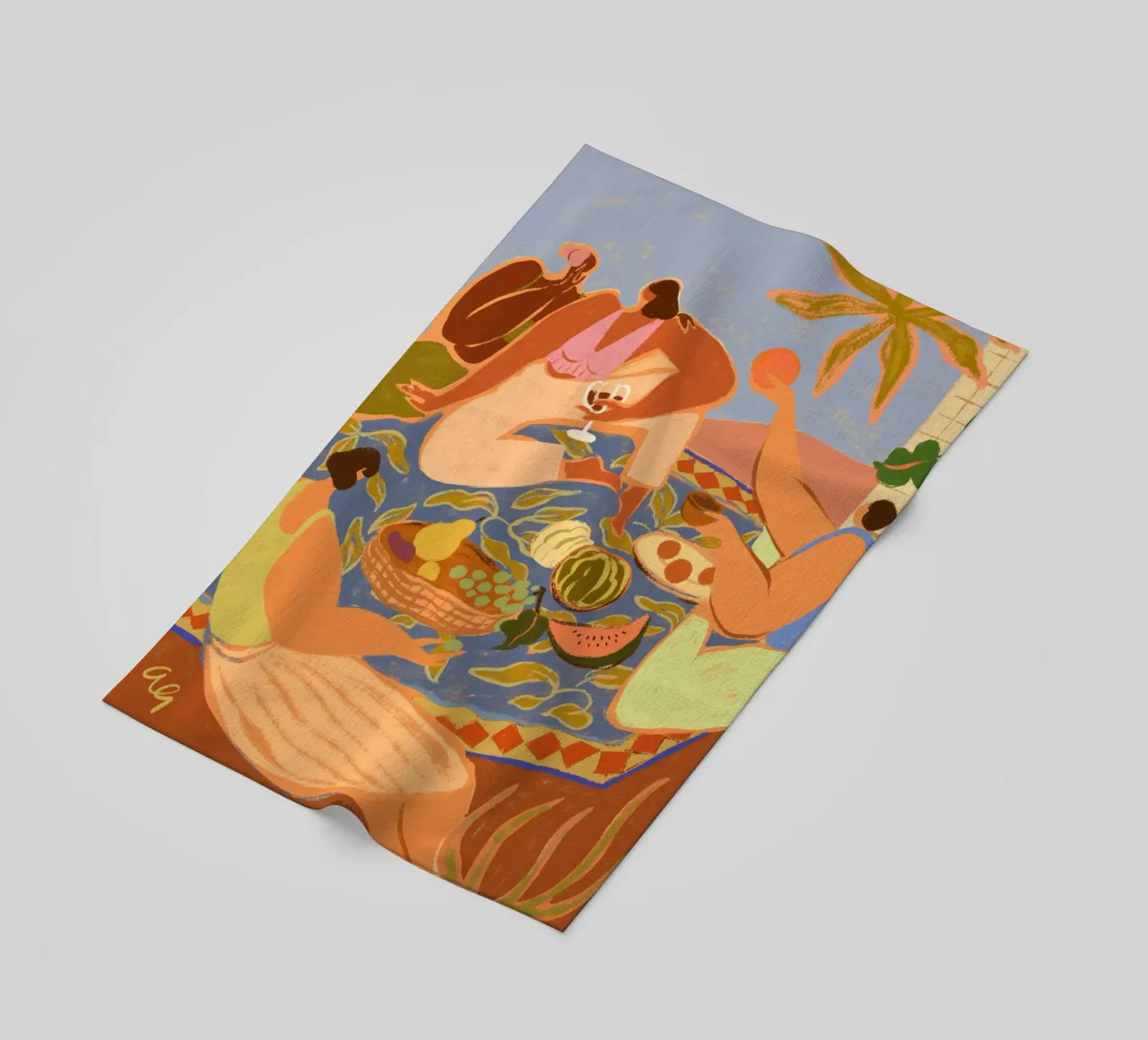 Summer Picnic strandhanddoek van Arty Guava