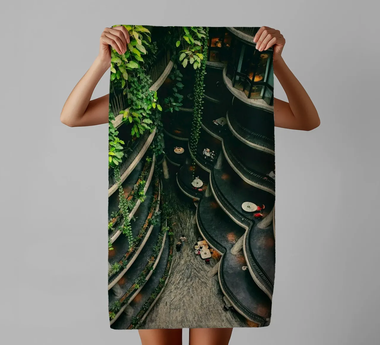 curve building Handtuch von Good days