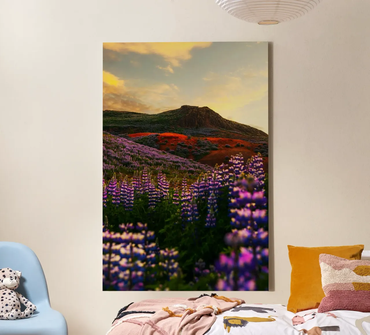 blossom in huge garden tela con Cornice a cassetta da Good days