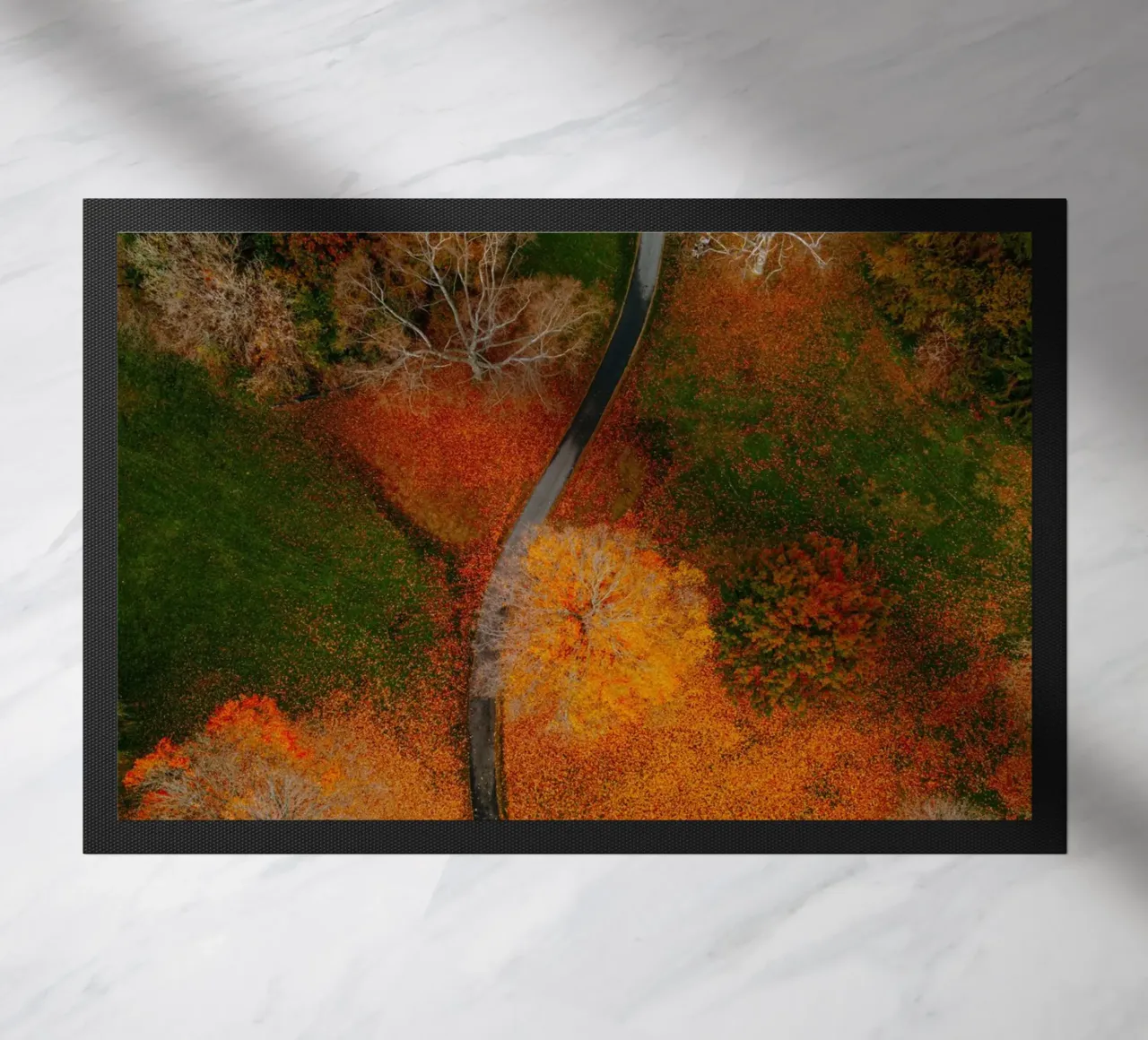 curve road in blossom forest zerbino da Good days