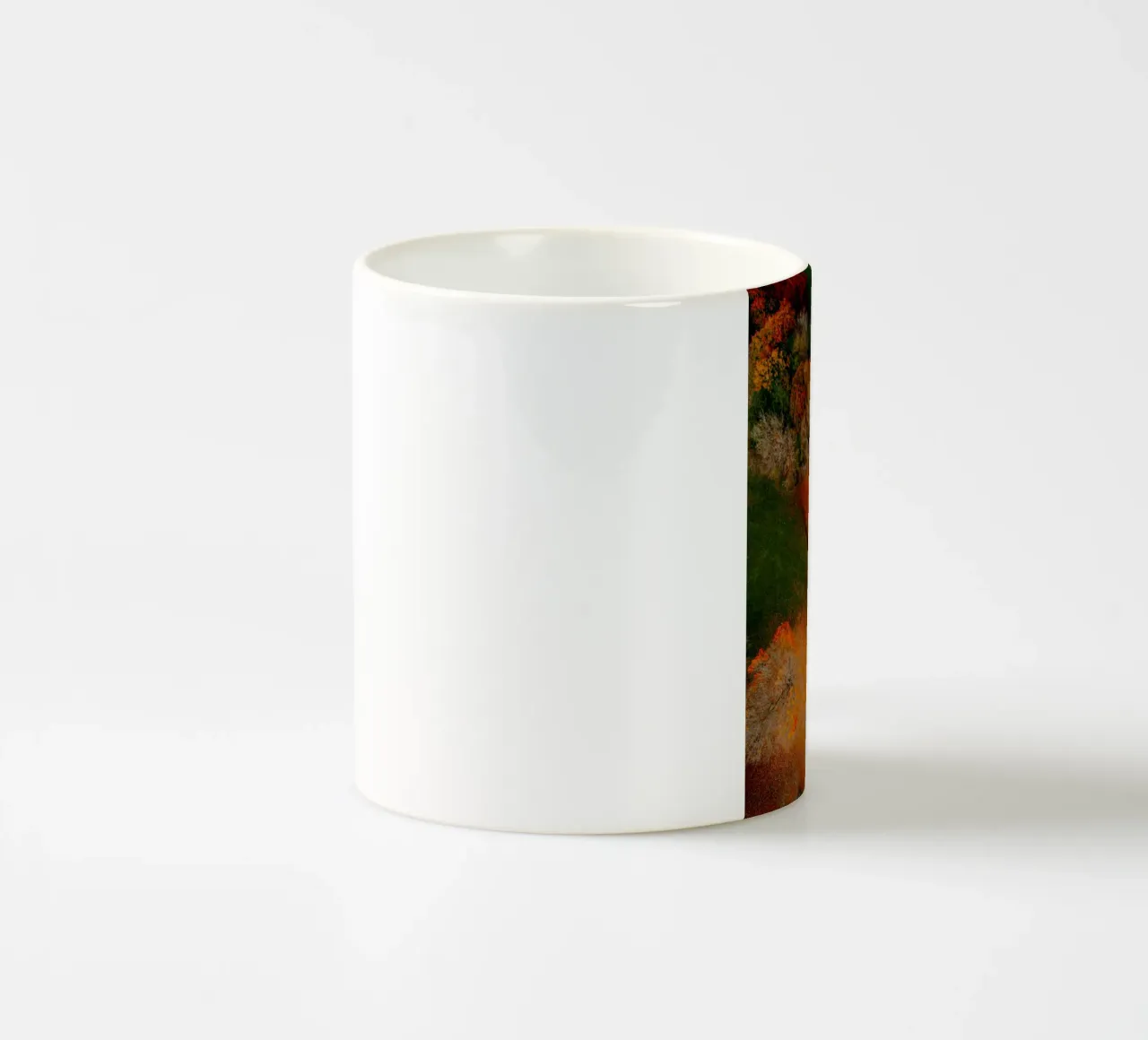 curve road in blossom forest tazza in ceramica da Good days