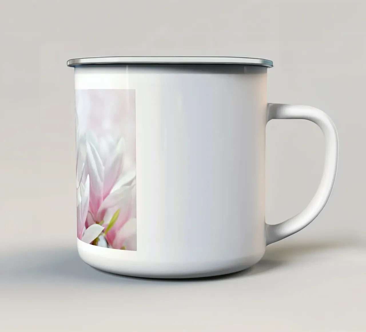 Magnolien tazza in smalto da Atteloi