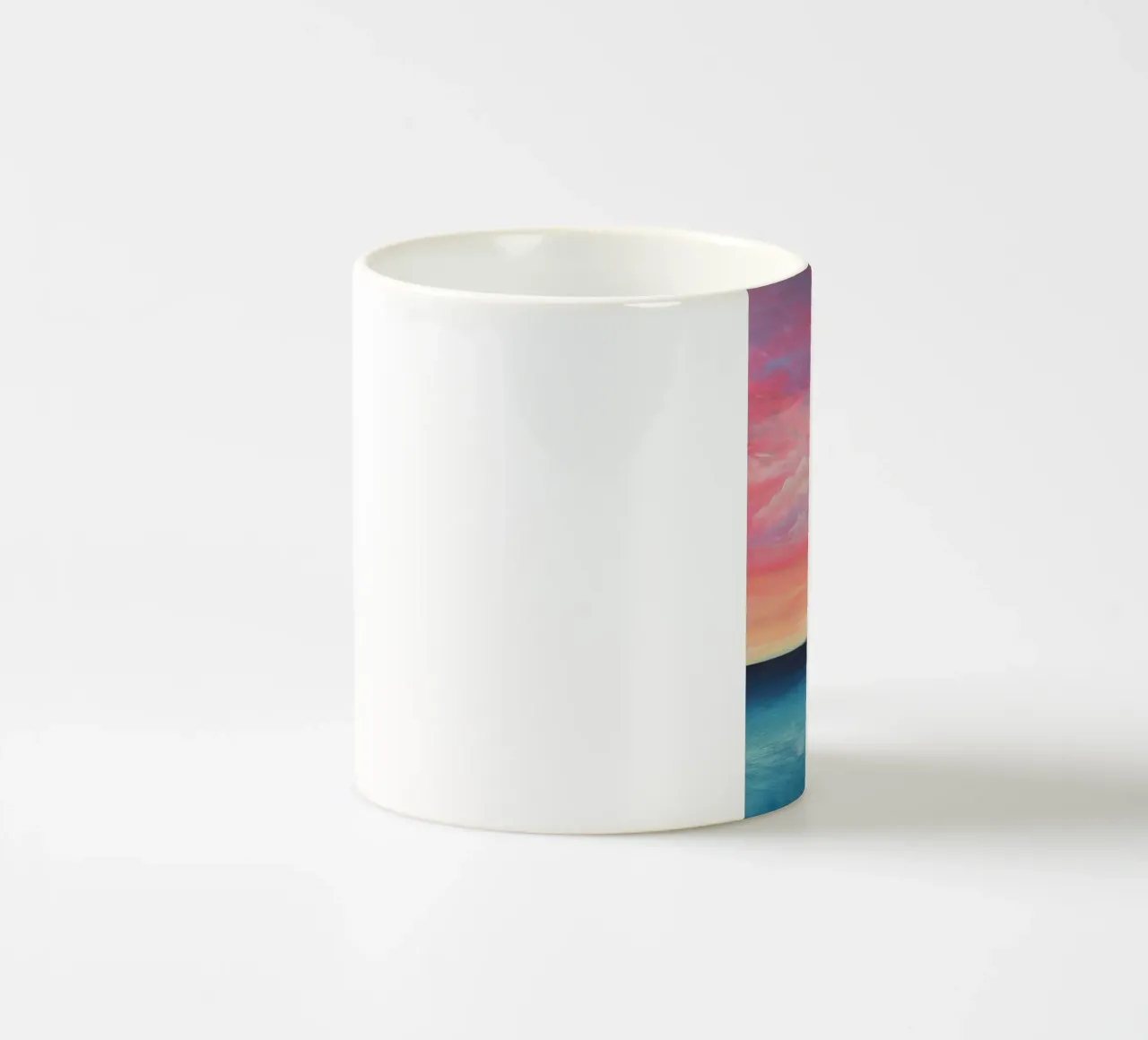 Looking out, looking within tazza in ceramica da Bianca Dakli