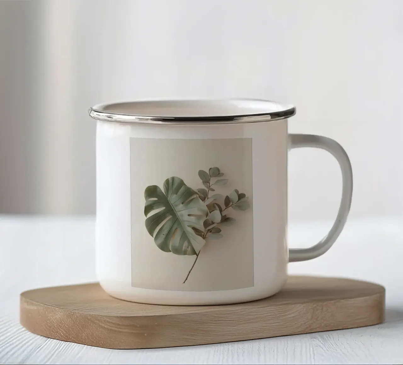 Duo botanico tazza in smalto da Botanical Gallery