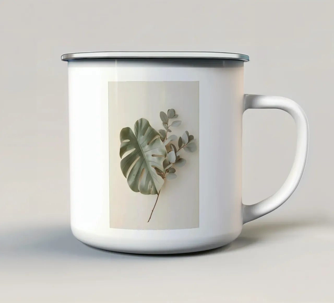 Duo botanico tazza in smalto da Botanical Gallery