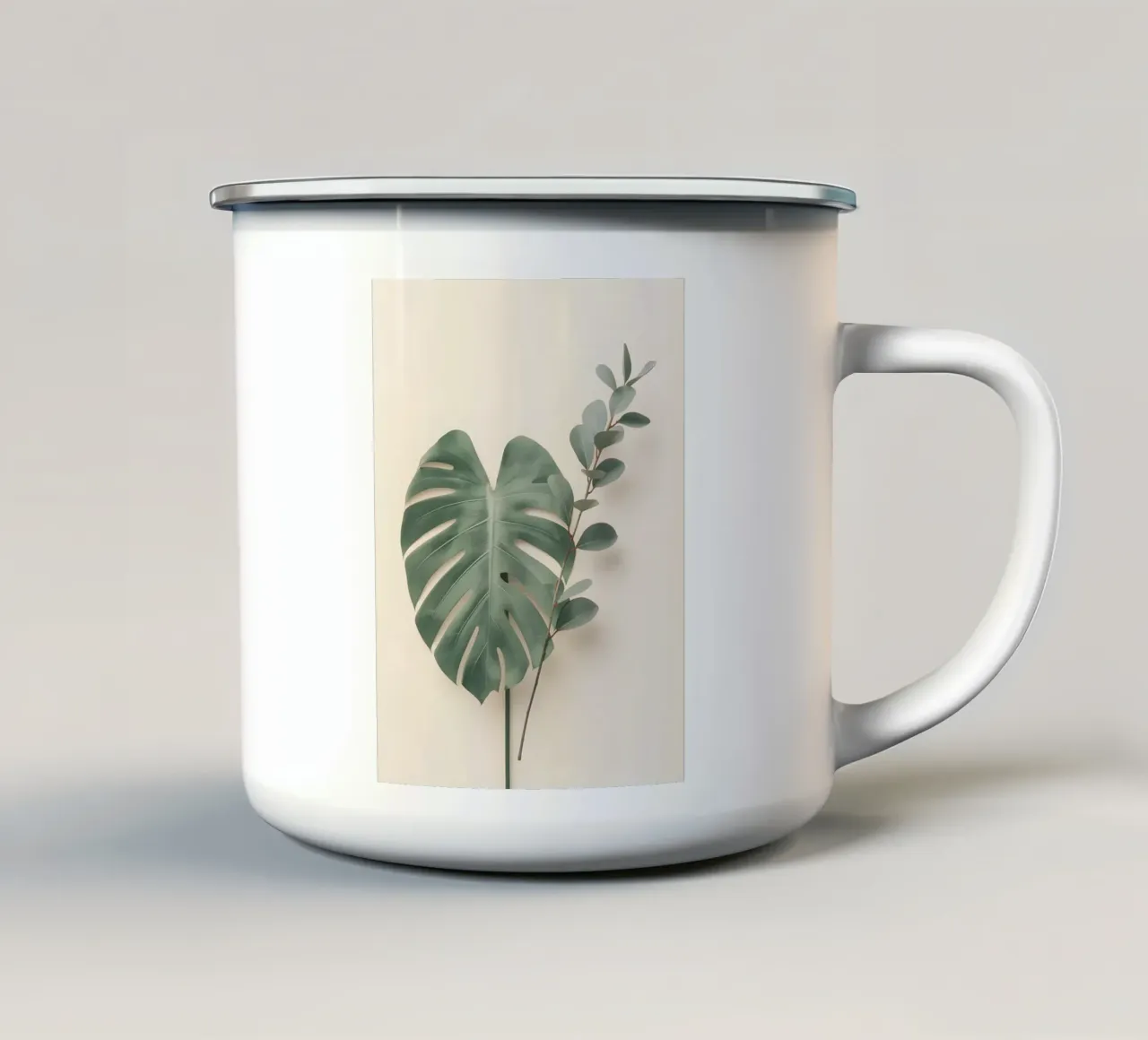 Duo botanico tazza in smalto da Botanical Gallery