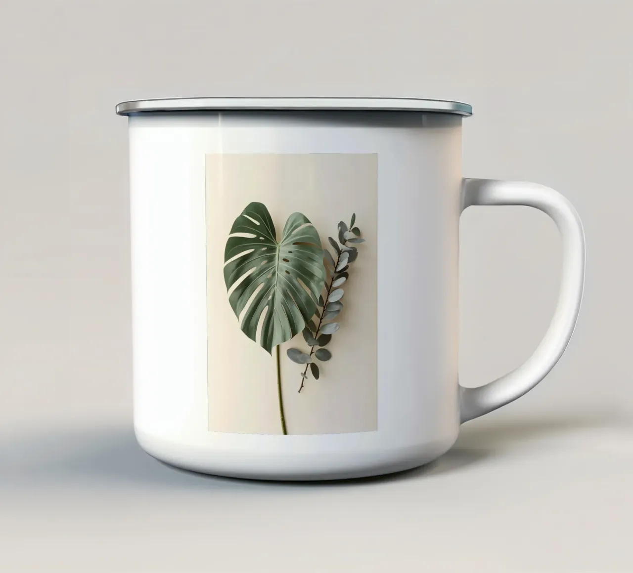 Duo botanico tazza in smalto da Botanical Gallery