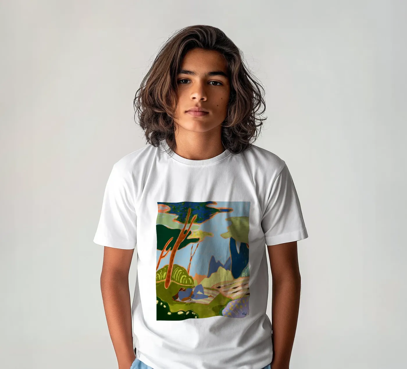 Respire t-shirt bambini da Arty Guava