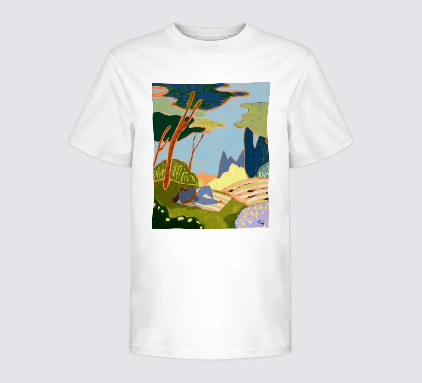 Respire t-shirt bambini da Arty Guava