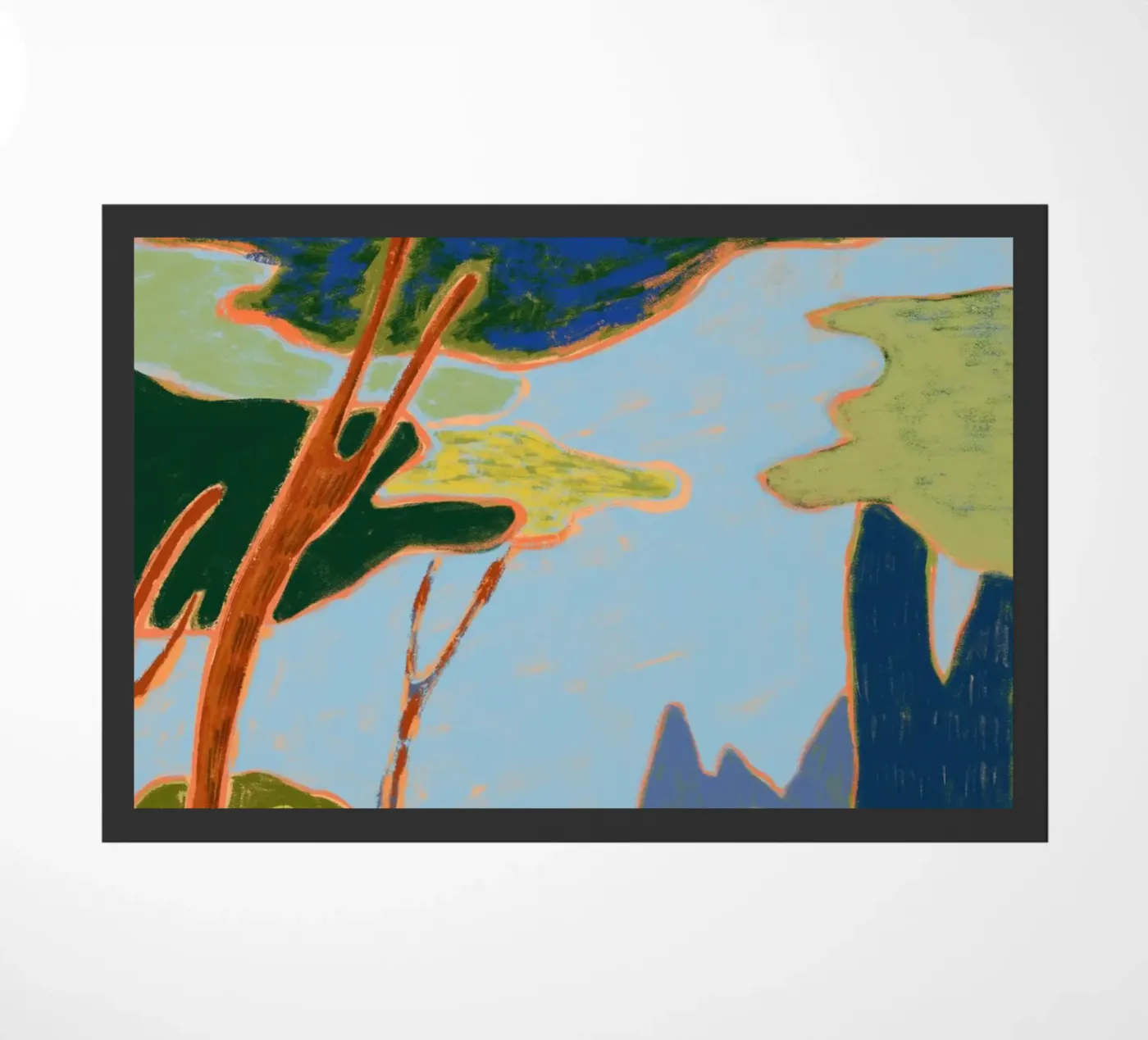 Respire doormat by Arty Guava