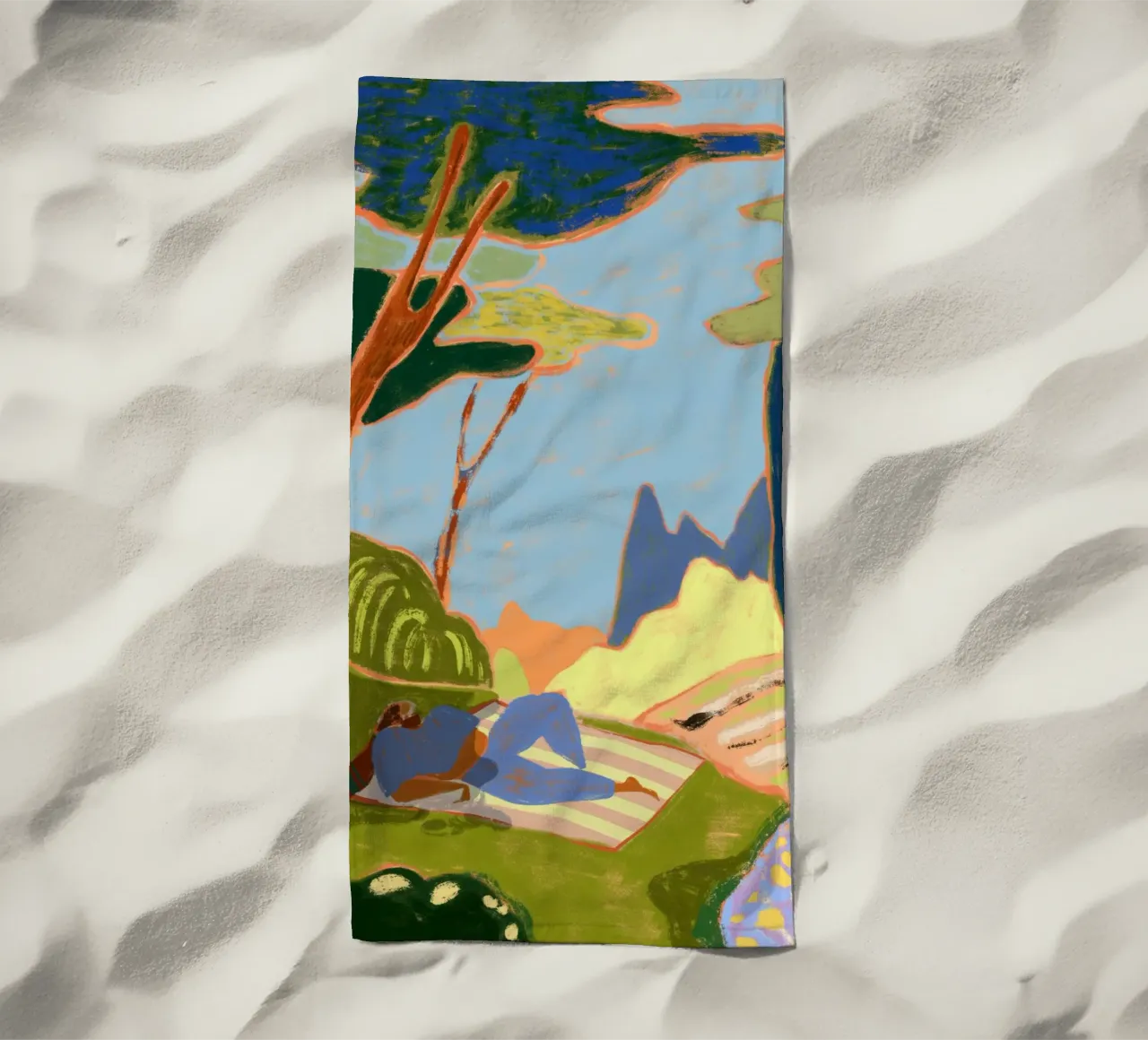 Respire telo mare da Arty Guava