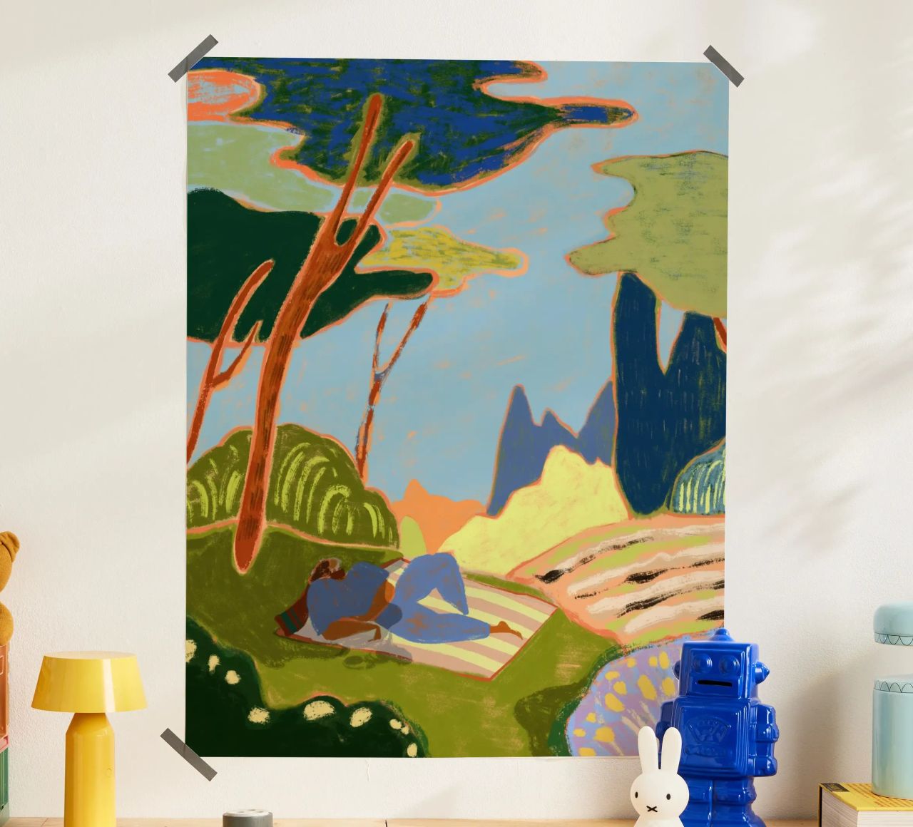 Respire Poster von Arty Guava