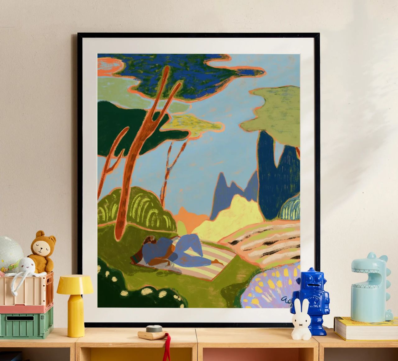 Respire Poster von Arty Guava