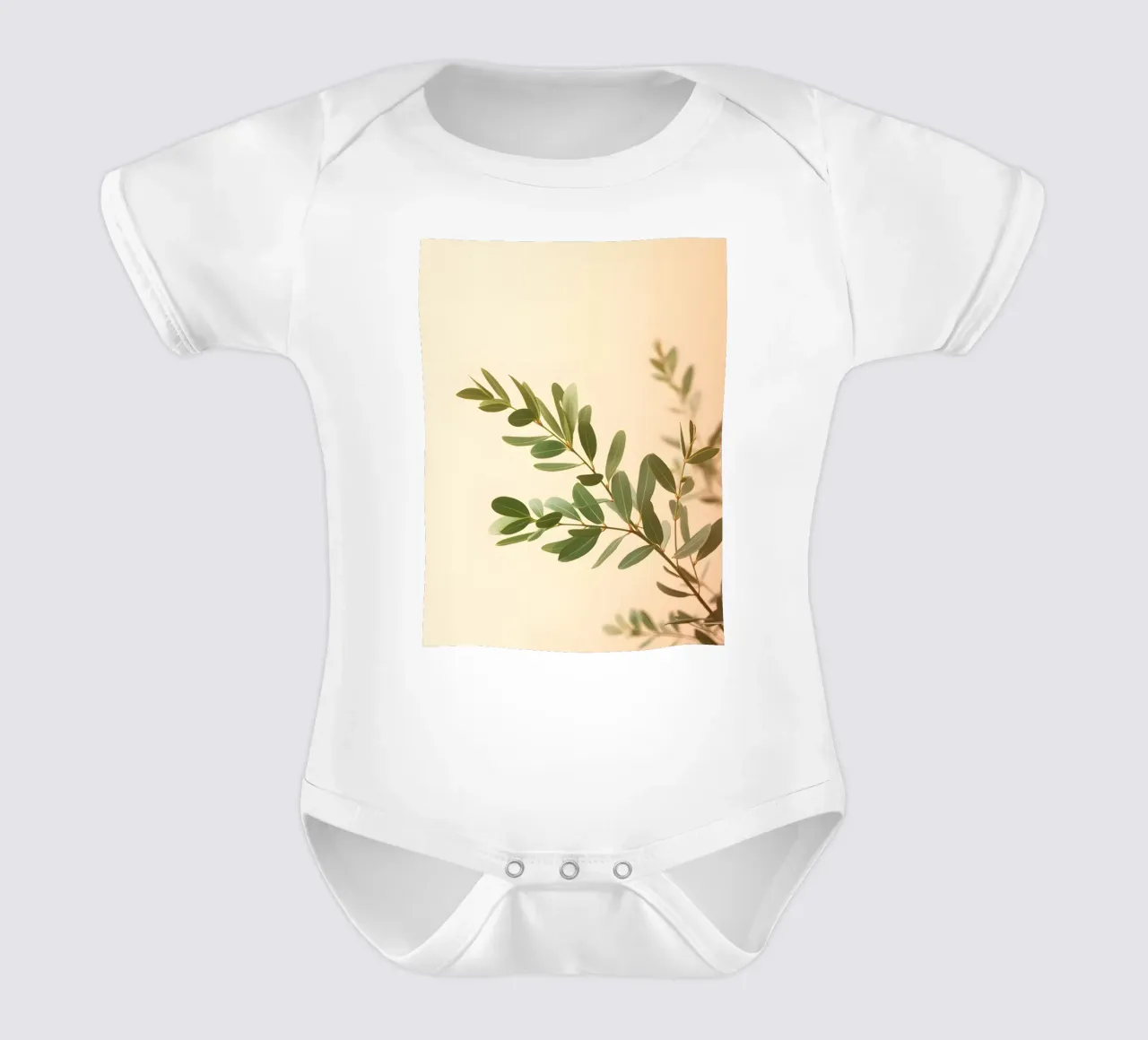 Gradiente botanico body neonato maniche corte da Botanical Gallery