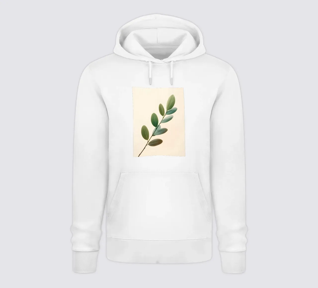 Gradiente botanico felpa con cappuccio da Botanical Gallery