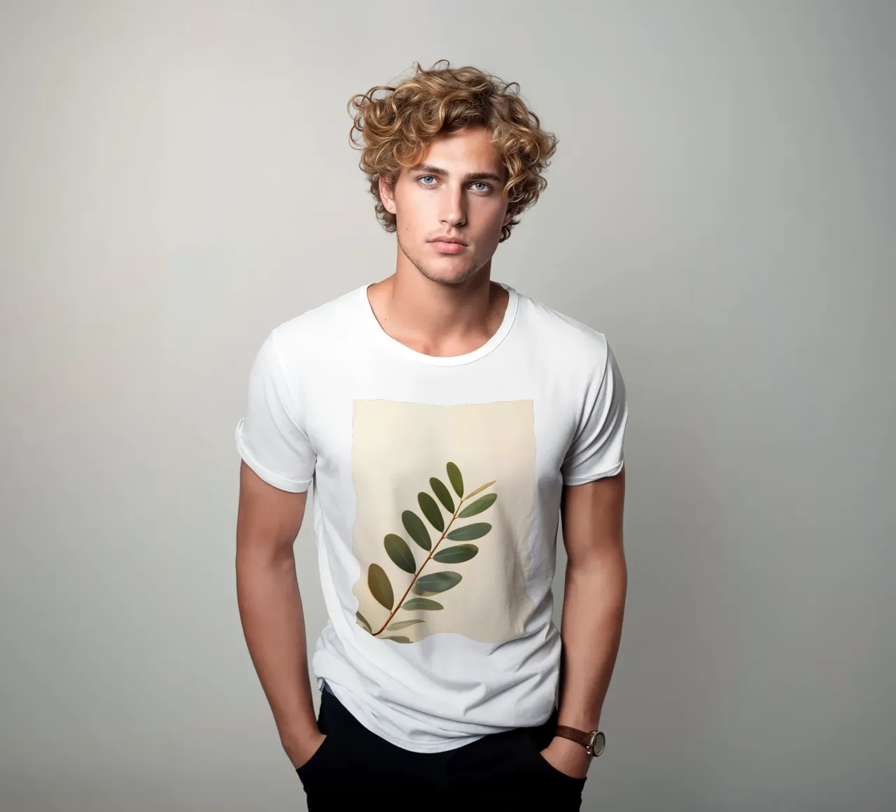 Gradiente botanico t-shirt da Botanical Gallery