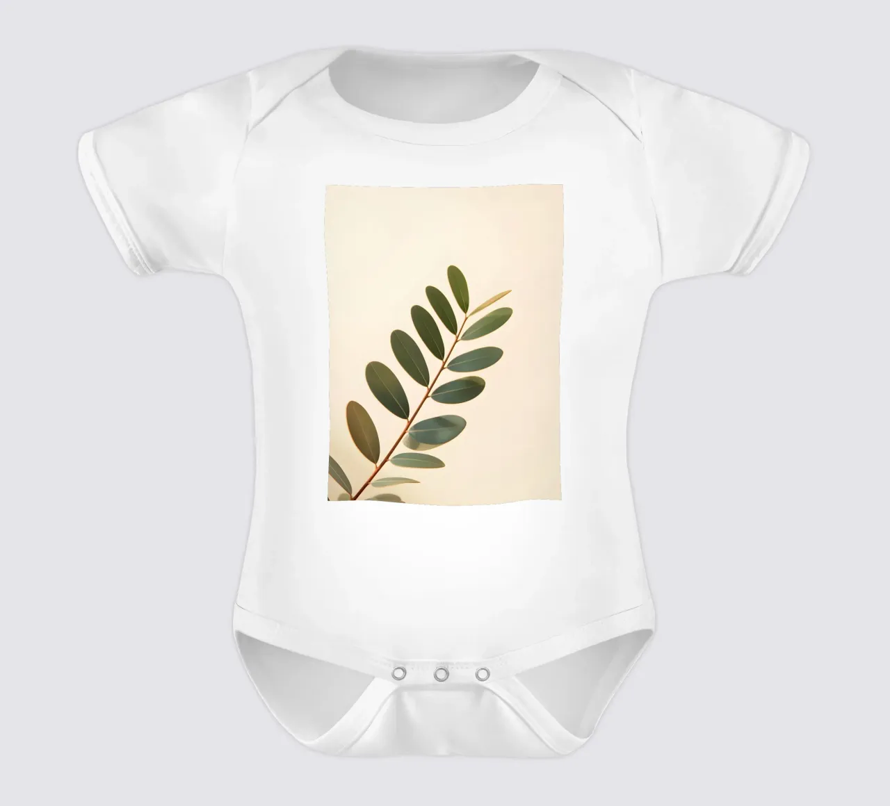 Gradiente botanico body neonato maniche corte da Botanical Gallery