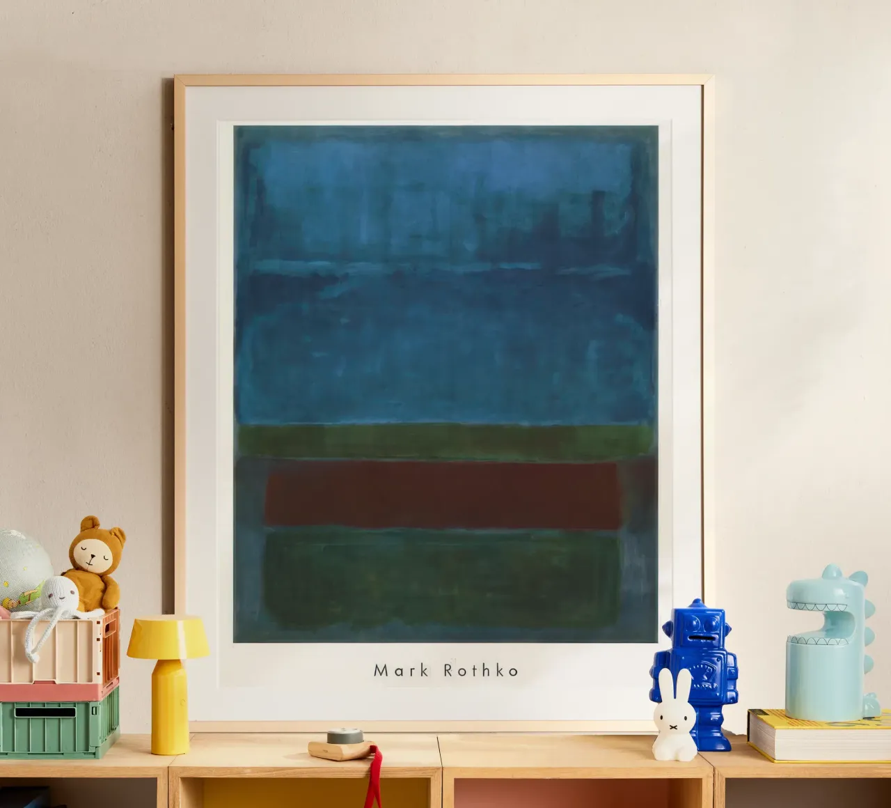 mark rothko blu verde e marrone poster da panaiti vascu