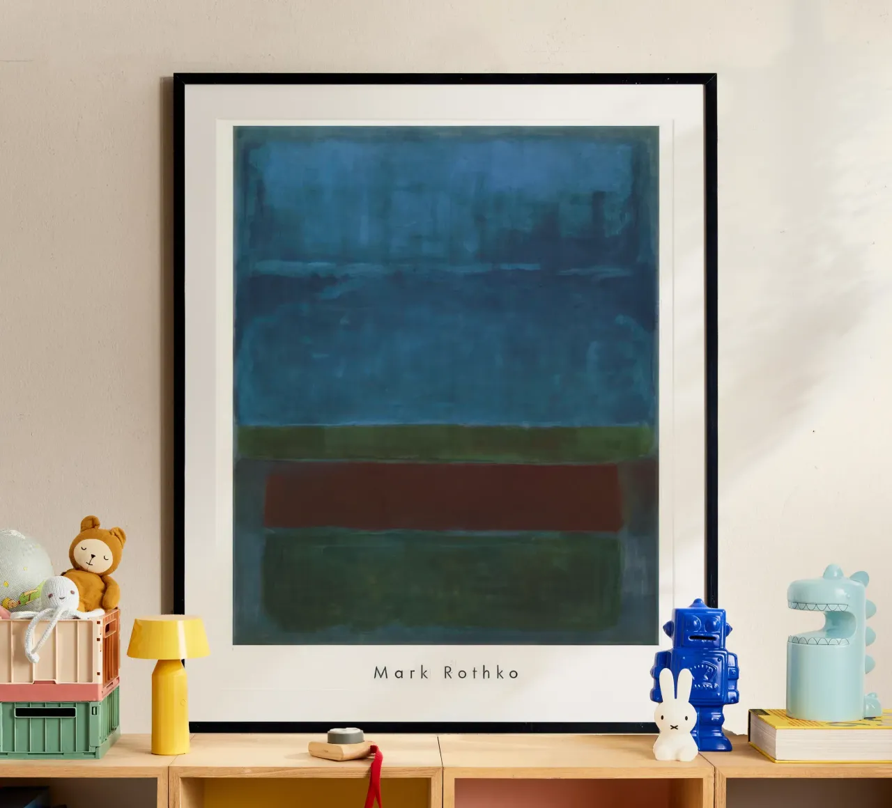 mark rothko blu verde e marrone poster da panaiti vascu