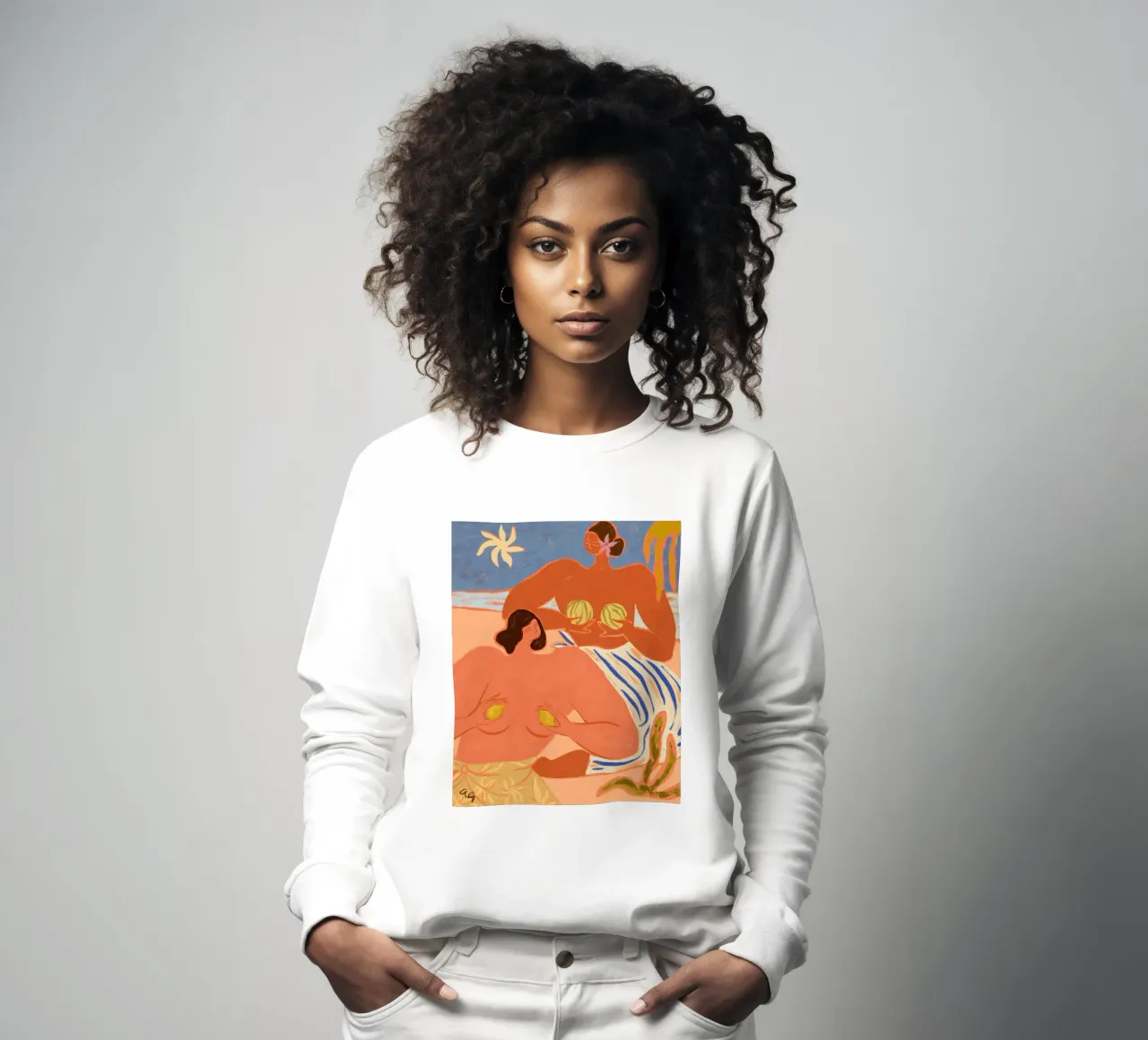 Lemon and Melon sudadera de Arty Guava