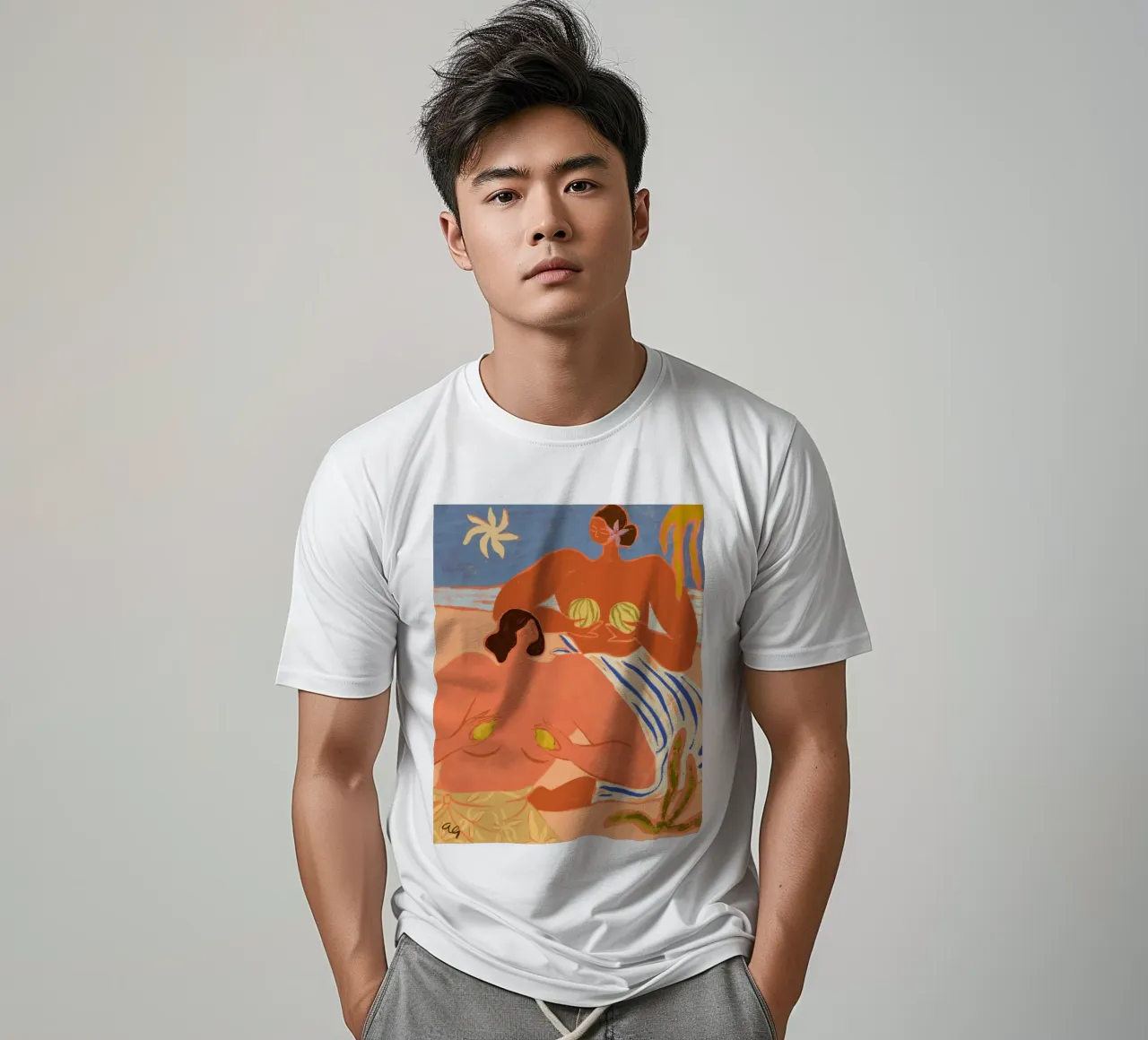 Lemon and Melon t-shirt da Arty Guava