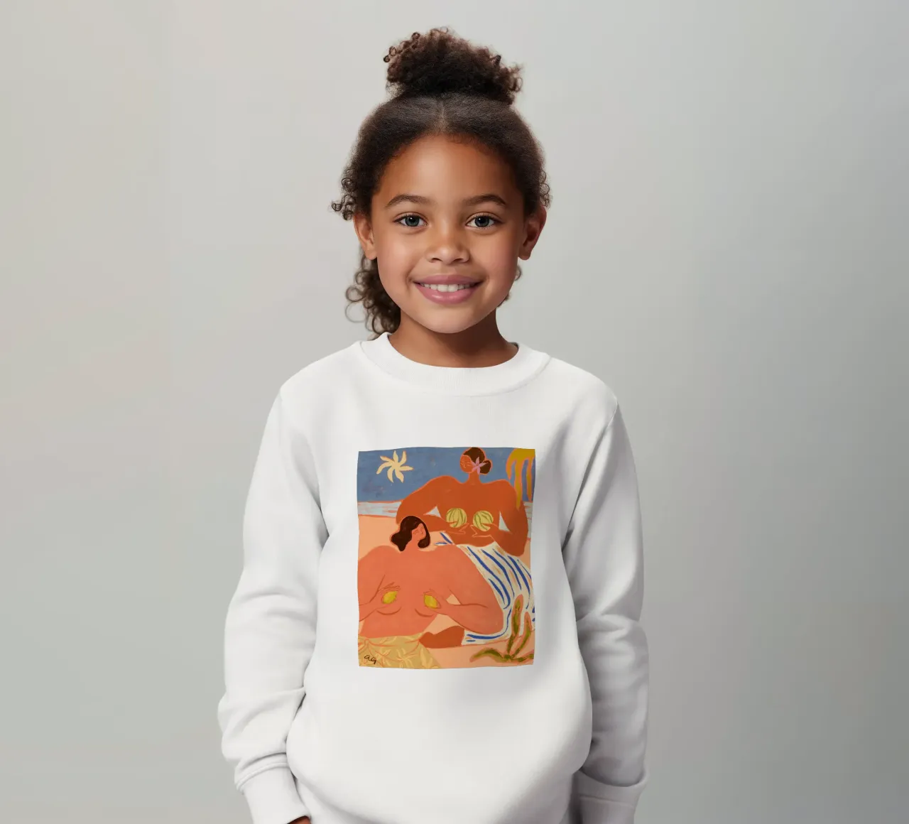 Lemon and Melon kids sweatshirt by Arty Guava