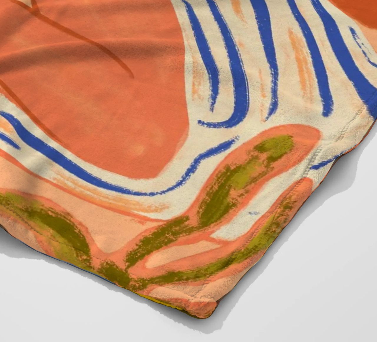 Lemon and Melon coperta in pile da Arty Guava