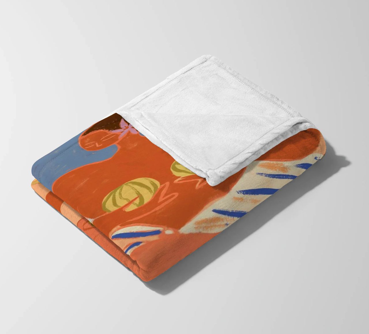 Lemon and Melon coperta in pile da Arty Guava