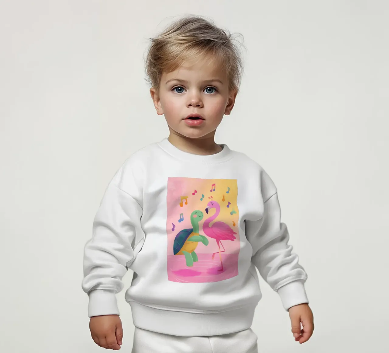 The Flamingo Tango felpa neonato da Kiara