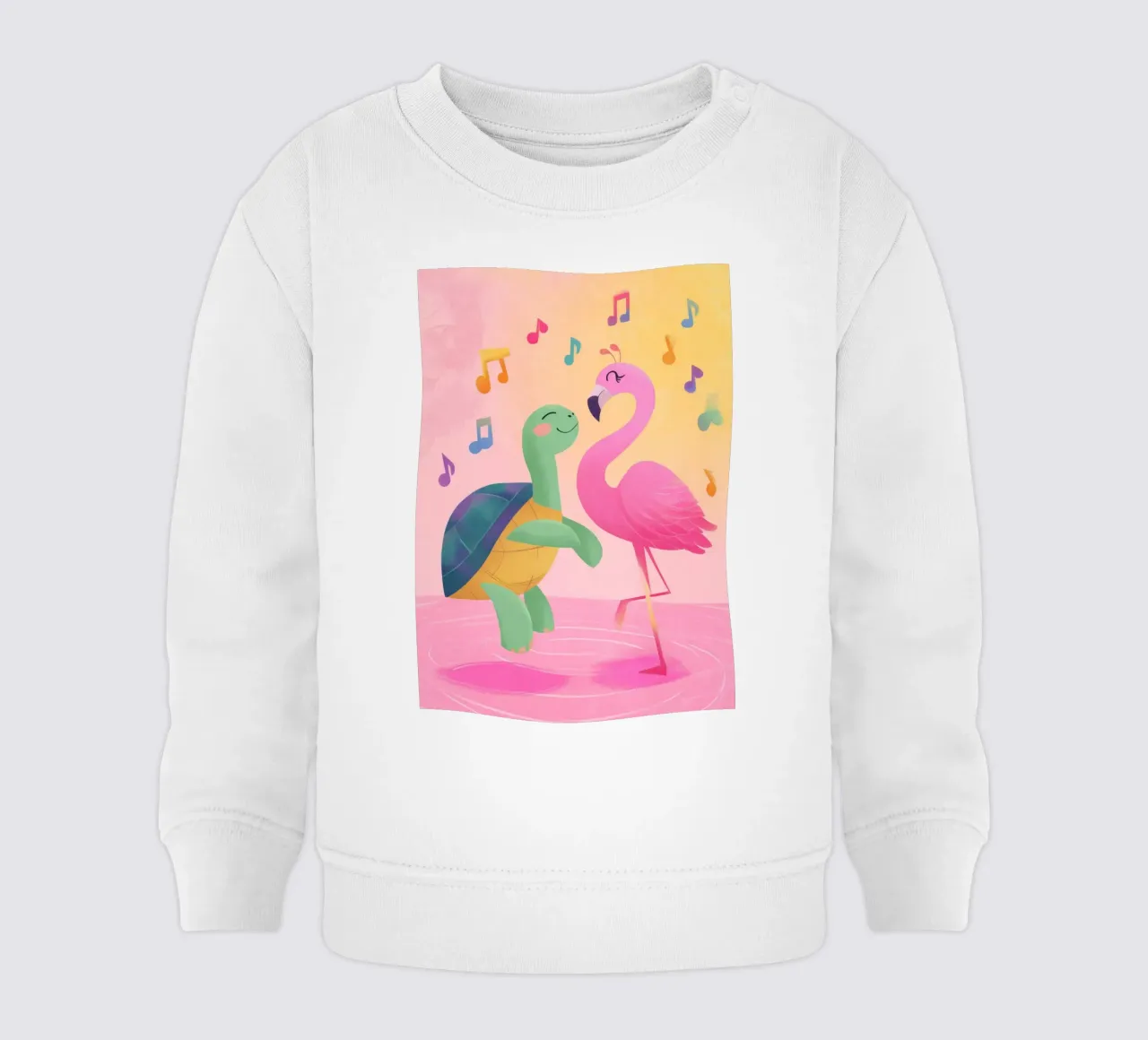 The Flamingo Tango felpa neonato da Kiara