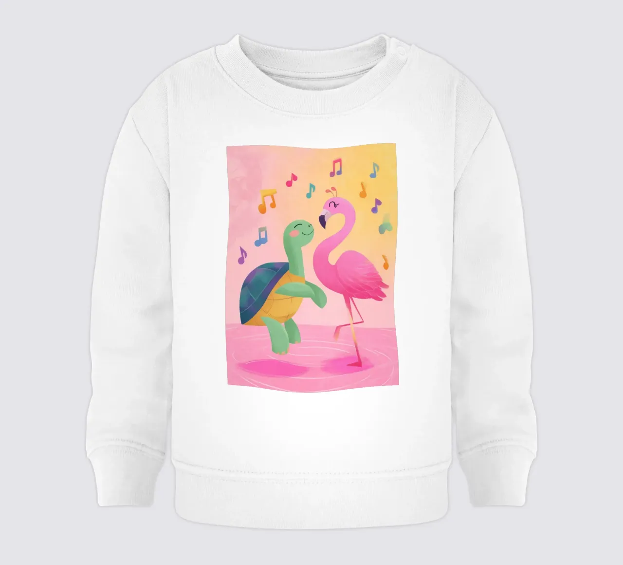 The Flamingo Tango felpa neonato da Kiara