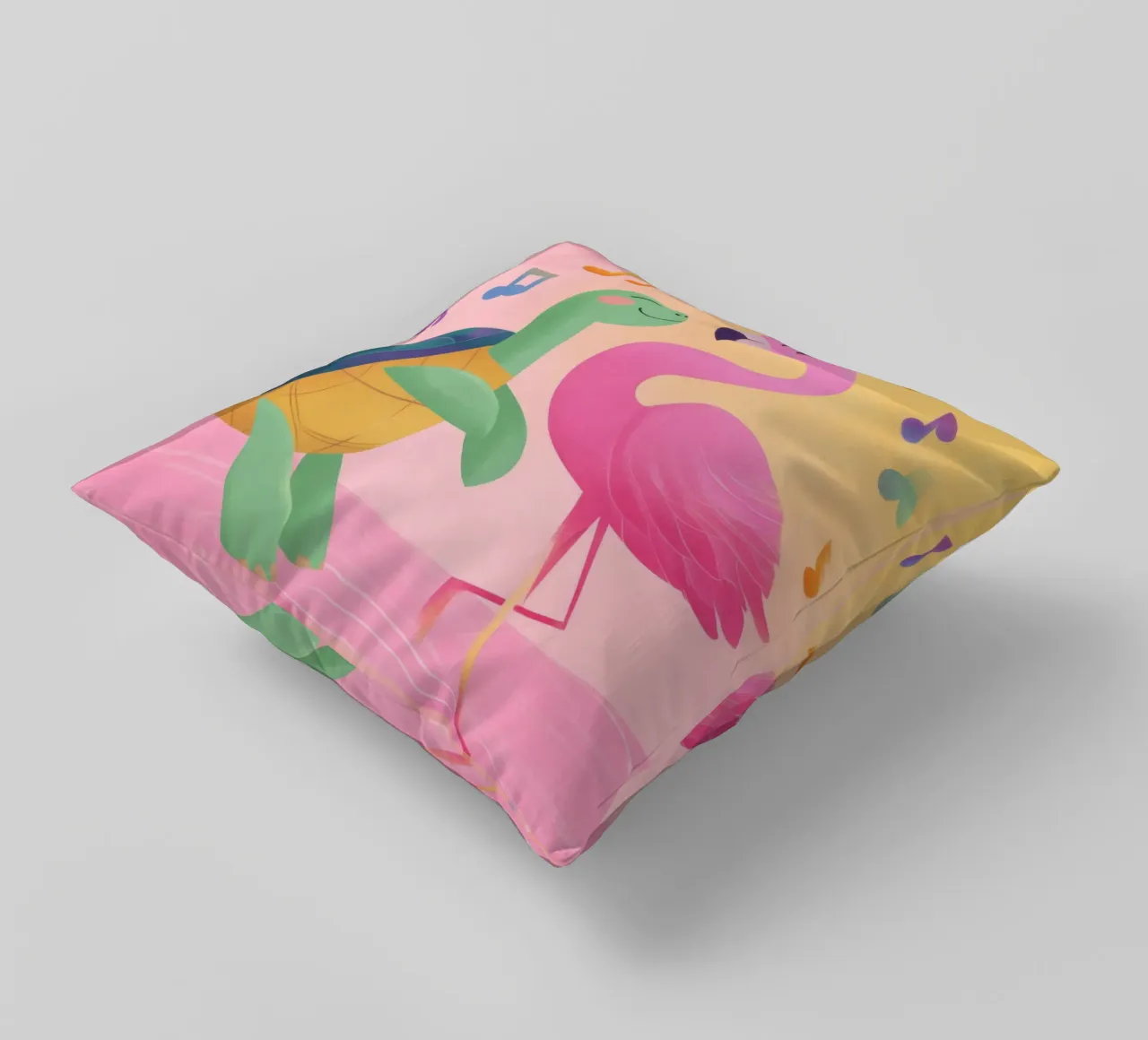 The Flamingo Tango cuscino da Kiara