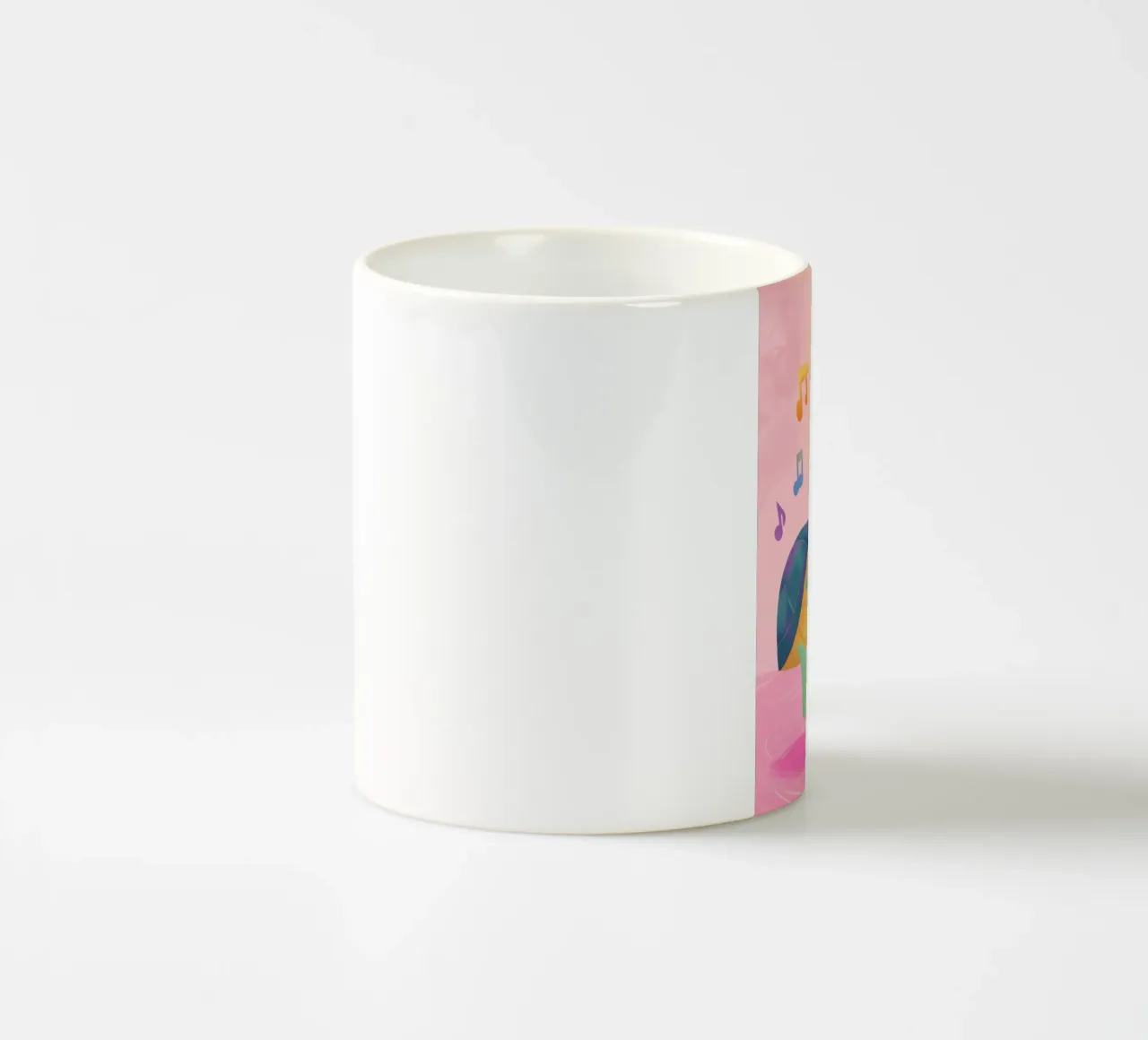 The Flamingo Tango tazza in ceramica da Kiara