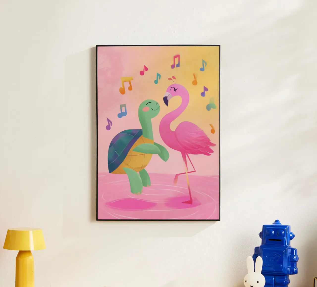 The Flamingo Tango alluminio dibond da Kiara