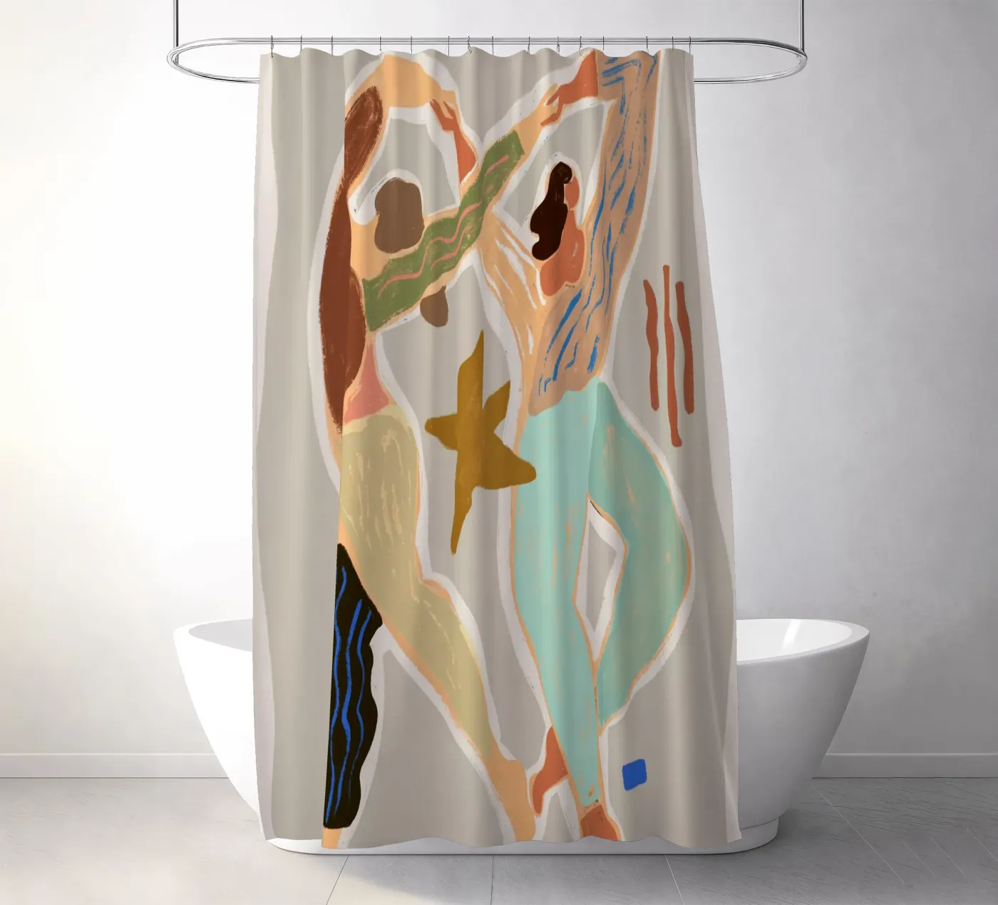 Infinity Dance Duschvorhang von Arty Guava