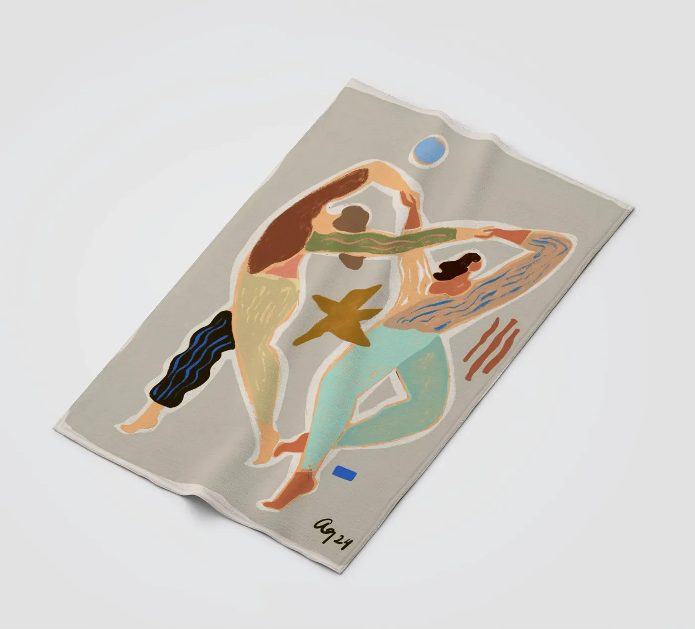 Infinity Dance fleece blanket by Arty Guava