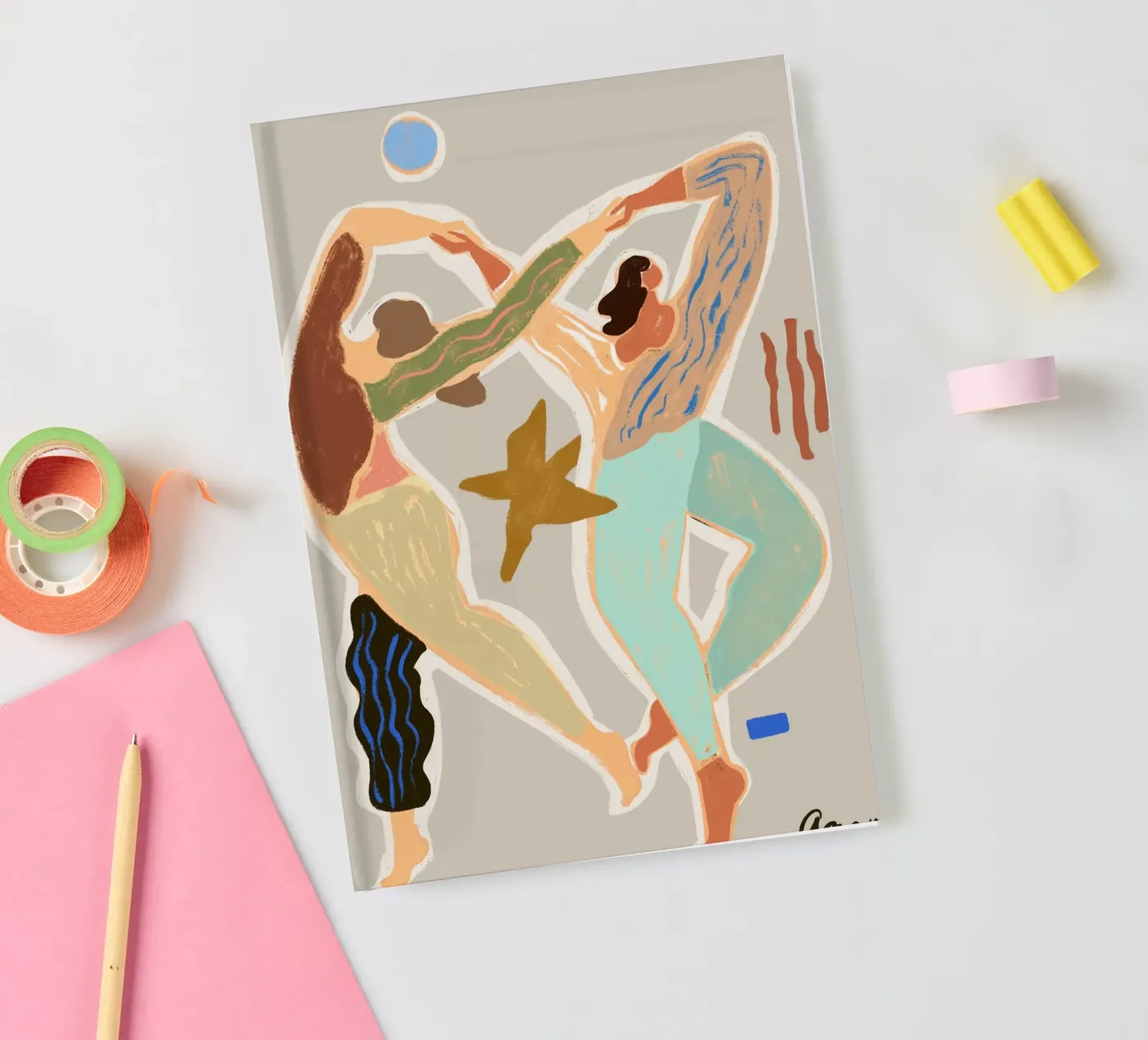 Infinity Dance notebook by Arty Guava