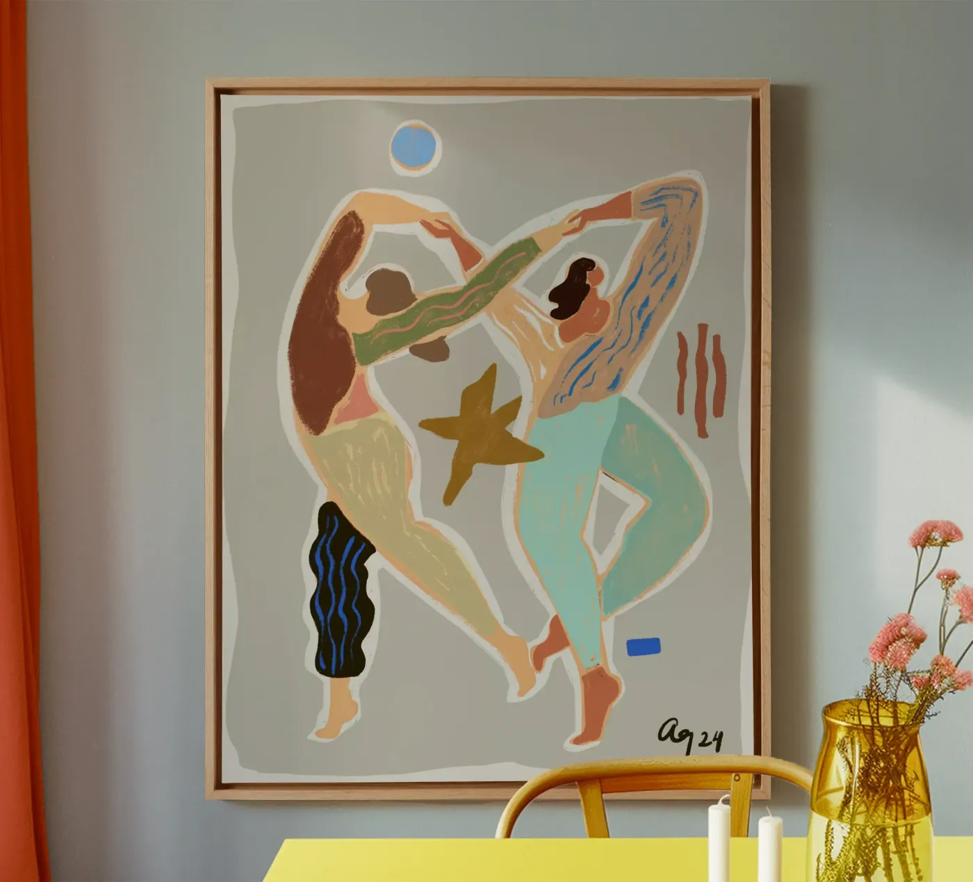 Infinity Dance canvas van Arty Guava