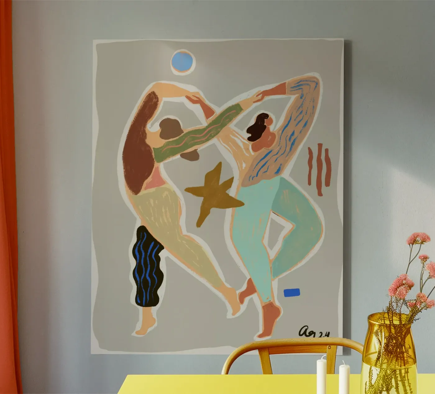 Infinity Dance canvas van Arty Guava