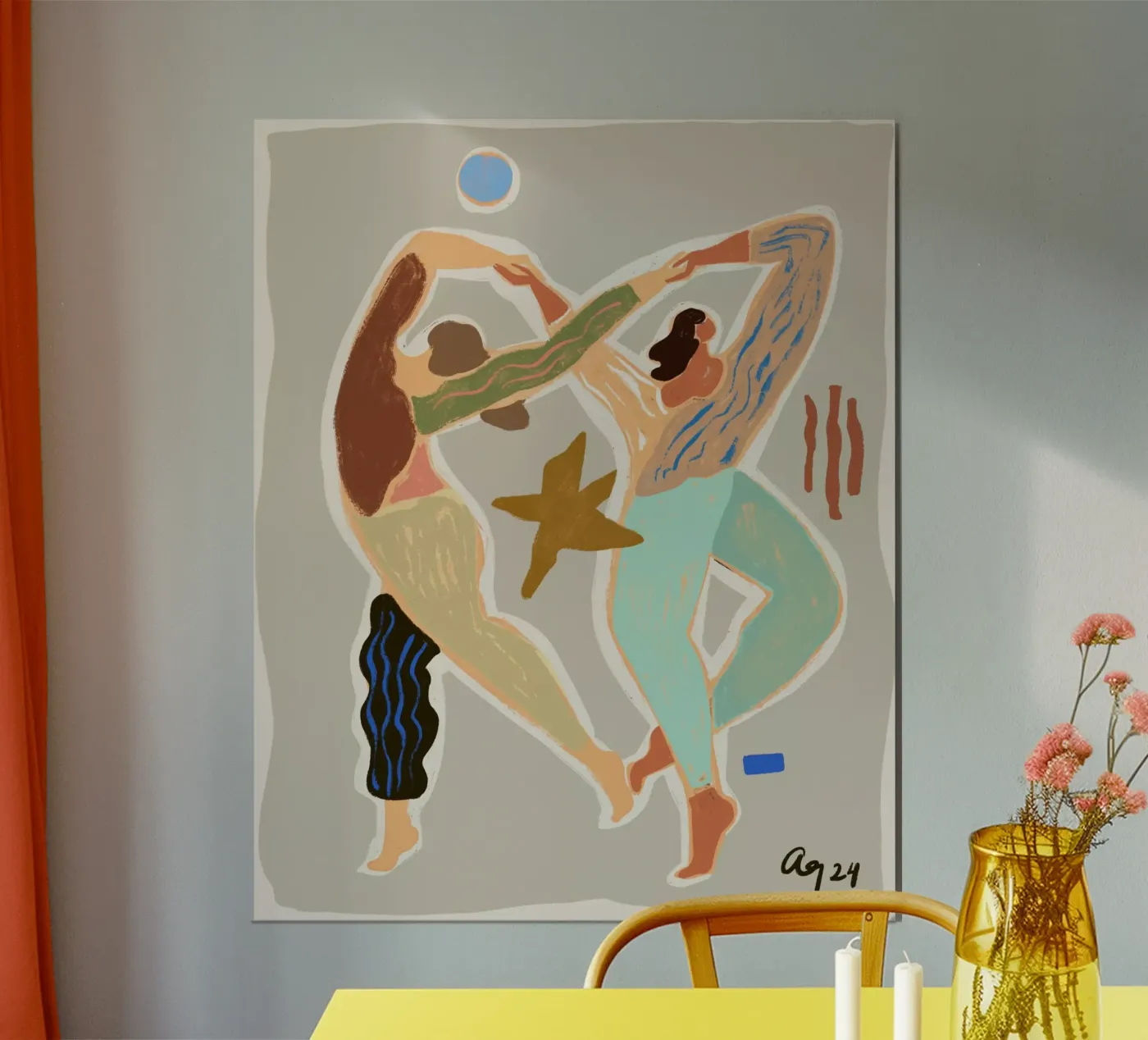 Infinity Dance Poster von Arty Guava