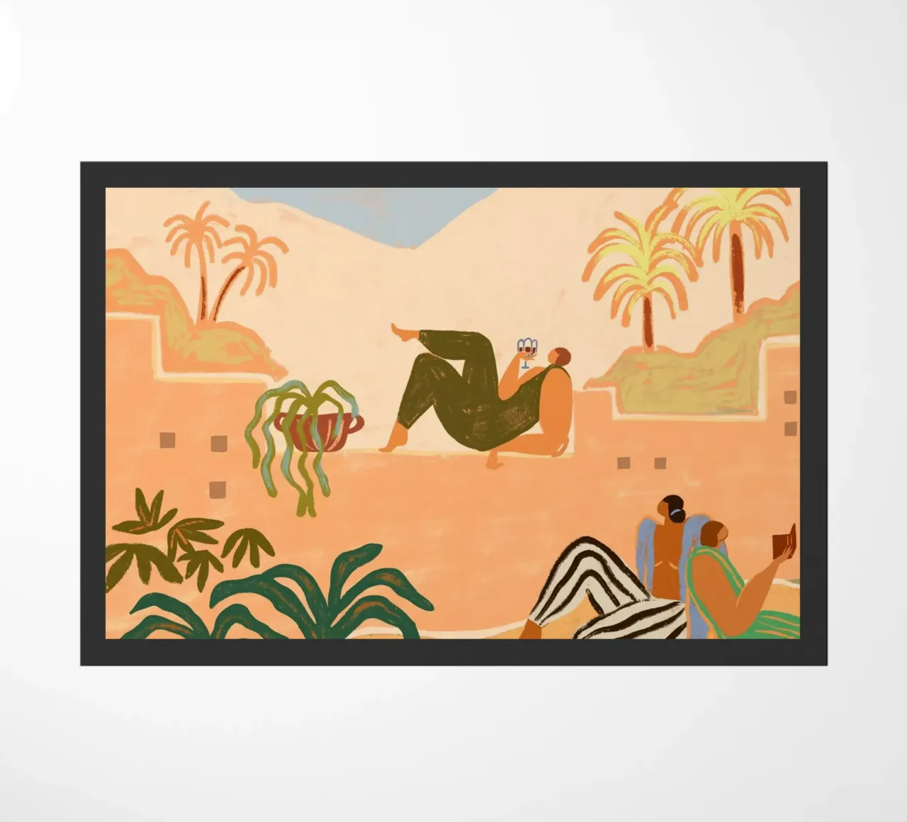 Forever Holiday deurmat van Arty Guava