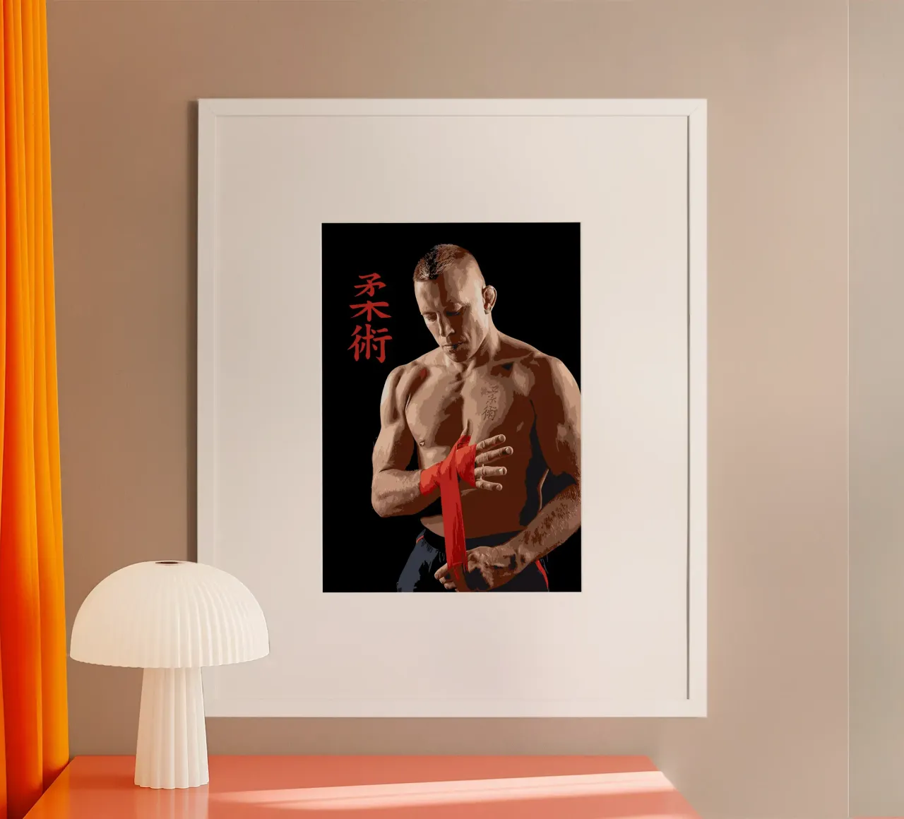 Georges St-Pierre Combattenti poster da shiners