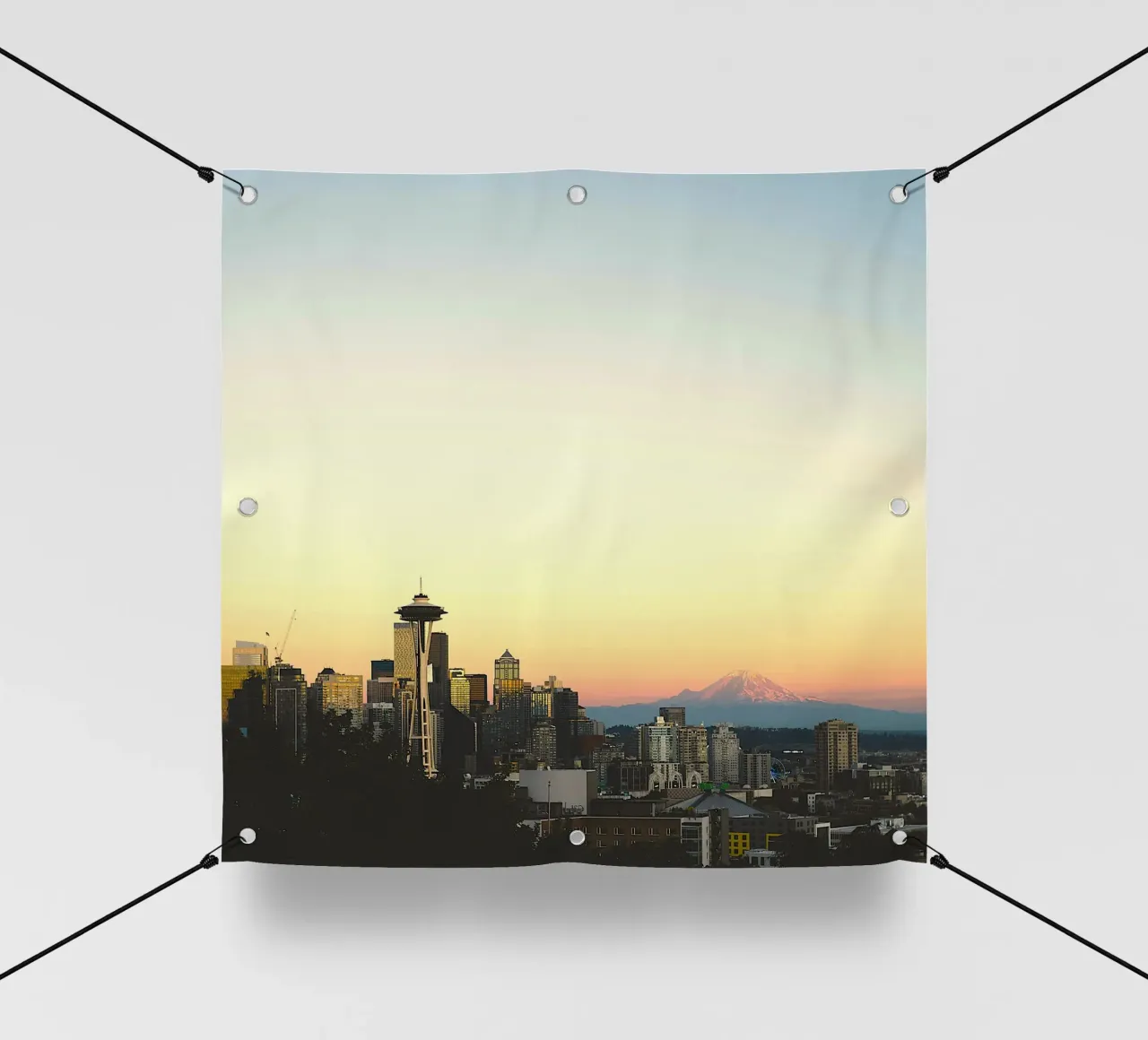 gradient city telo in pvc da kichin