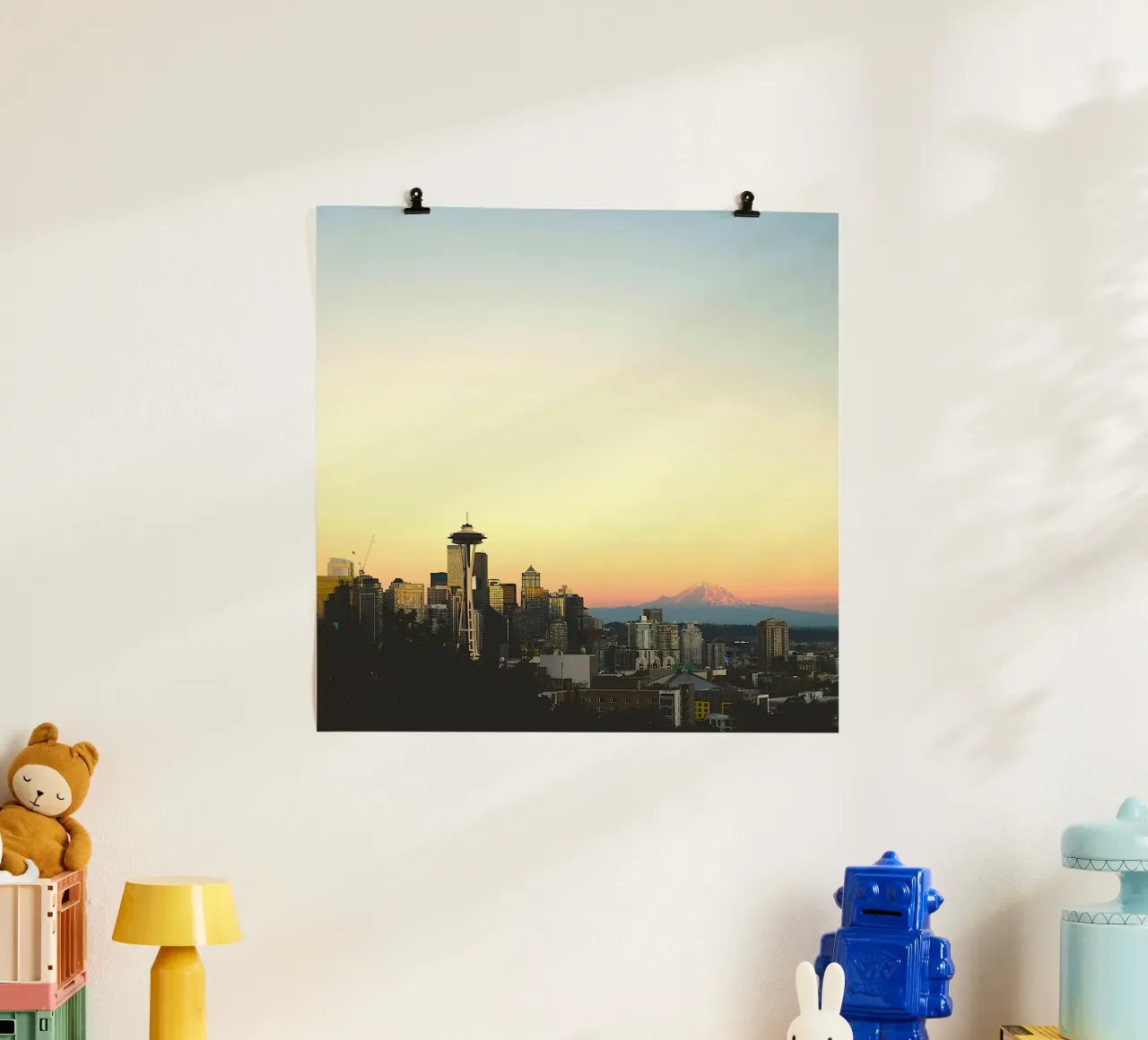 gradient city poster da kichin