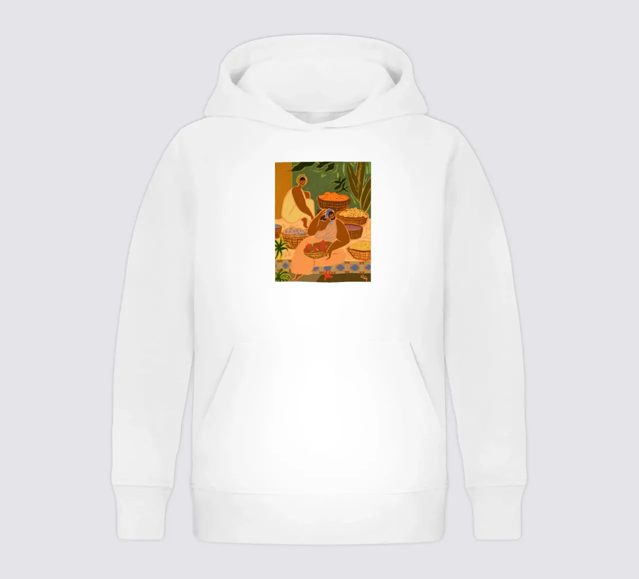 Flower Stall kids hoodie by Arty Guava