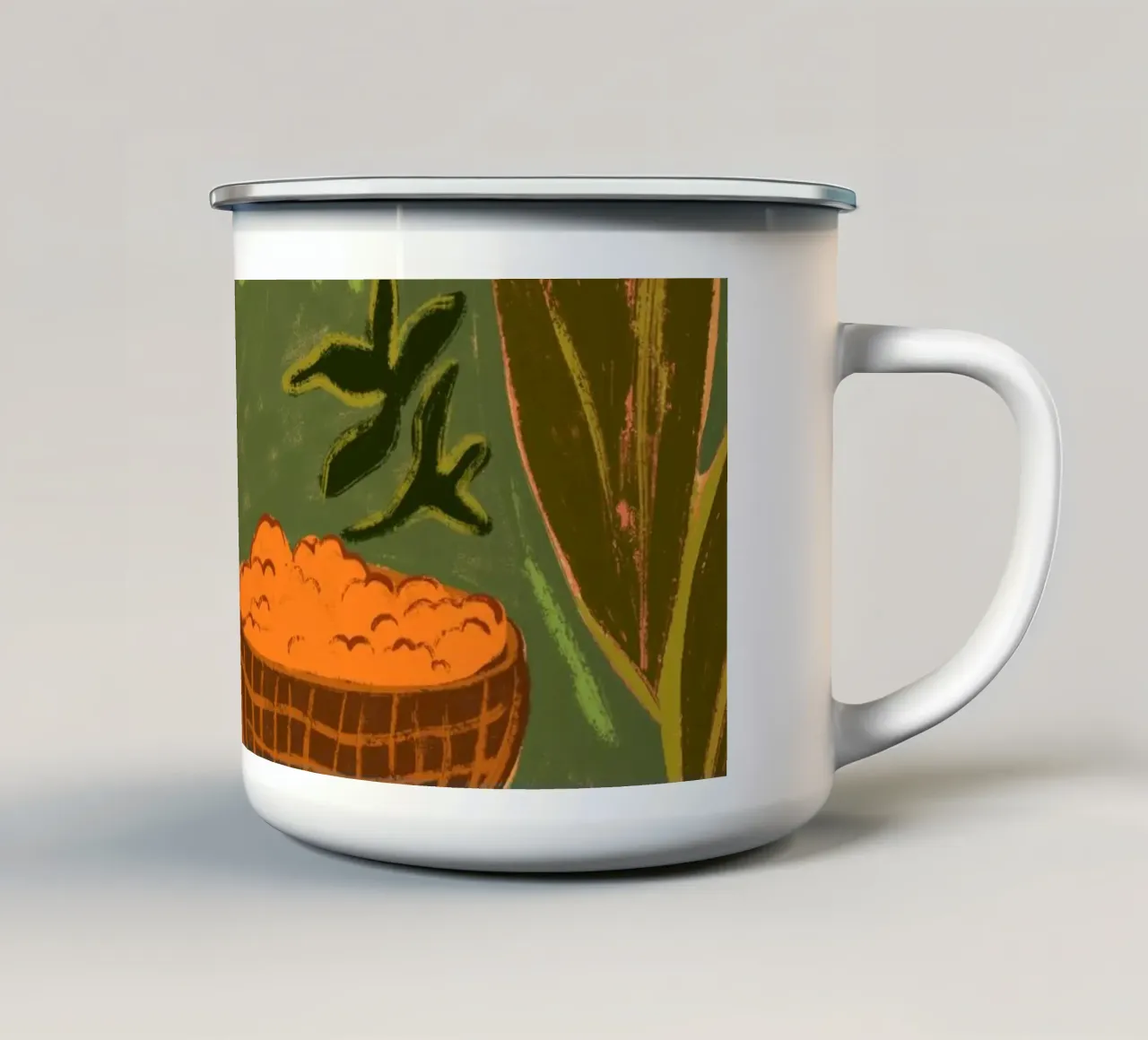 Flower Stall tazza in smalto da Arty Guava