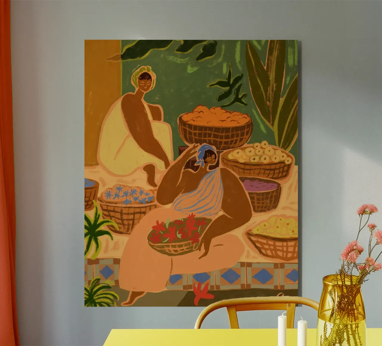 Flower Stall forex plate by Arty Guava