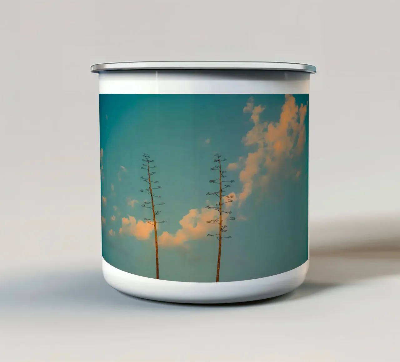 twin tree tazza in smalto da kichin